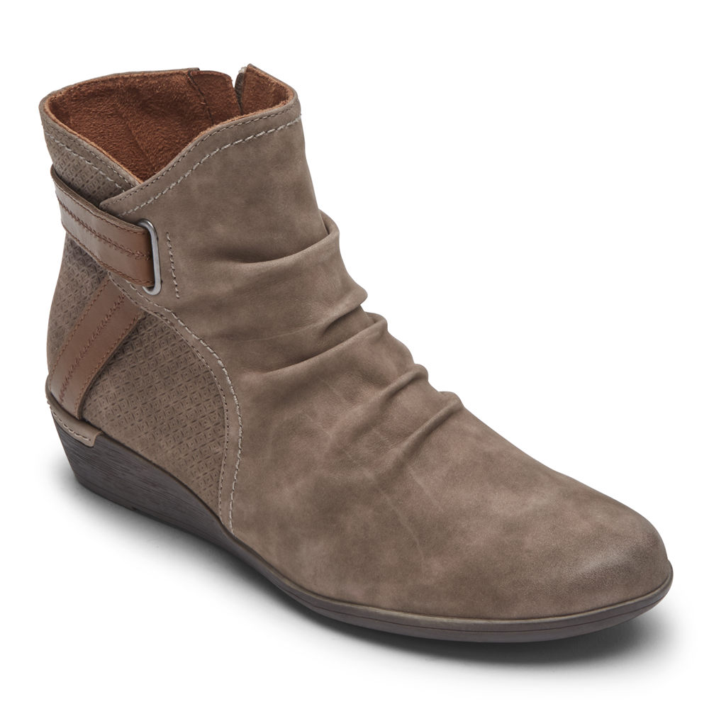 Rockport Booties For Womens Brown - Cobb Hill Devyn - SZ7105264